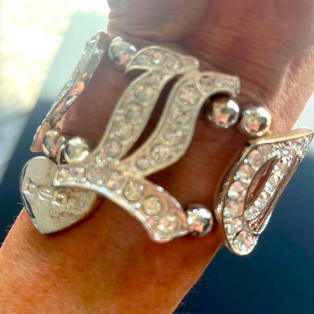 BEBE brand crystal “LOVE” bracelet!
